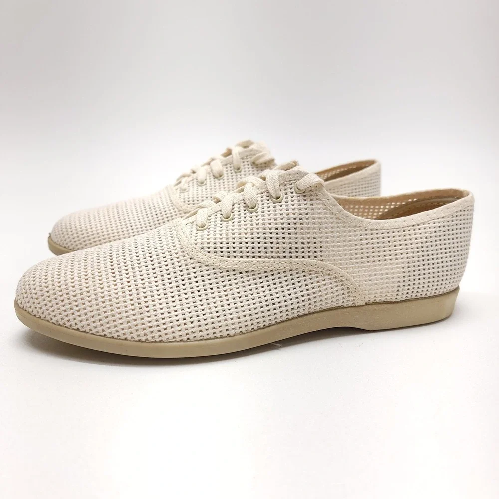 Vintage Mens‎ World Cup White Mesh Tennis Shoes Sneakers Size 9.5 M USA Club